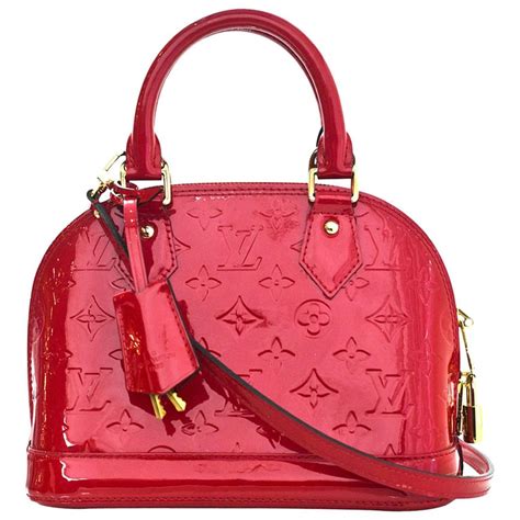 red patent leather lv bag|louis vuitton monogram leather handbags.